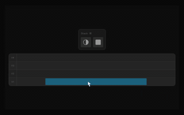 Adjustment layer over your clip